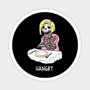 Hangry skeleton Magnet